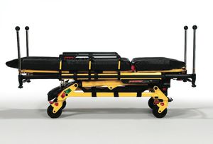 chariot brancard d'urgence / électrohydraulique / à hauteur variable / à dossier réglable
