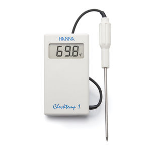 thermomètre de laboratoire / électronique / à sonde