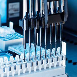 pointe de pipette de robot