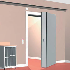 porte coulissante / d'hôpital / de radioprotection