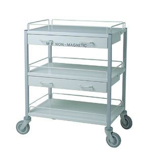 chariot de transfert / 2 tiroirs / 3 plateaux / amagnétique