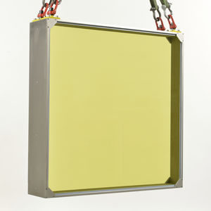 fenêtre d'observation / de laboratoire / de radioprotection / verre au plomb