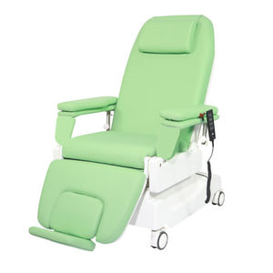 fauteuil de dialyse électrique / 3 sections / sur roulettes / à hauteur variable