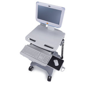 chariot informatique de distribution de médicaments / avec batterie