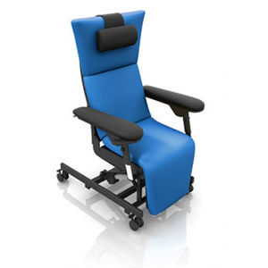 fauteuil de chimiothérapie électrique / 3 sections / à roulettes / à dossier réglable