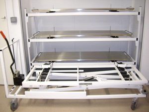 chariot de chargement / mortuaire / de stockage / pour cercueils