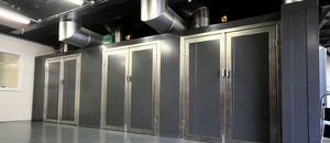 système de filtration d'air / modulaire / pour crématorium