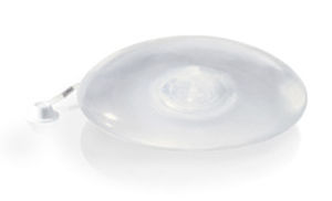 implant esthétique mammaire / rond / salin / gonflable