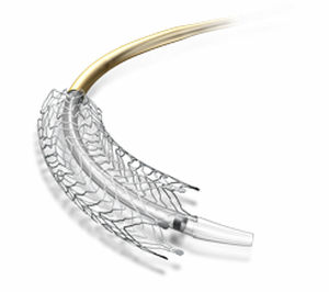 stent périphérique / en nitinol / auto-expansible