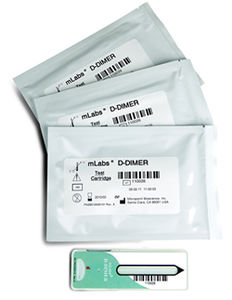 bandelette de test de thrombose / de D-dimères / de sang
