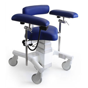 tabouret chirurgical / pour cabinet médical / à hauteur variable / avec dossier