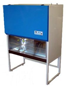 hotte à flux laminaire vertical / de laboratoire / pour l'industrie pharmaceutique / d'échappement
