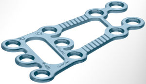 plaque de compression mandibule / maxillaire