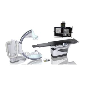 système de fluoroscopie / numérique / pour fluoroscopie cardiaque / avec table basculante motorisée