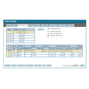 logiciel avec système de suivi / de facturation / de gestion / d'hôpital