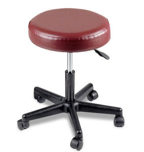 tabouret pour cabinet médical / à hauteur variable / sur roulettes