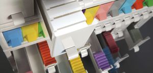 armoire de rangement / pour lames de microscope / d'hôpital
