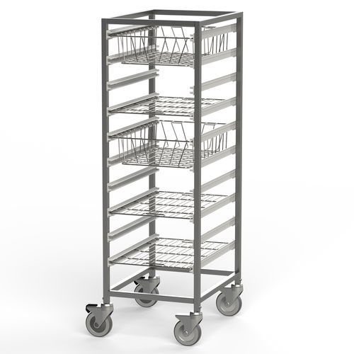 Chariot médical RACKI1 2 3 Conf Industries pour container de