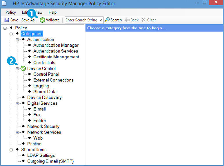 Logiciel médical HP JetAdvantage Security Manager HewlettPackard de sécurité / de