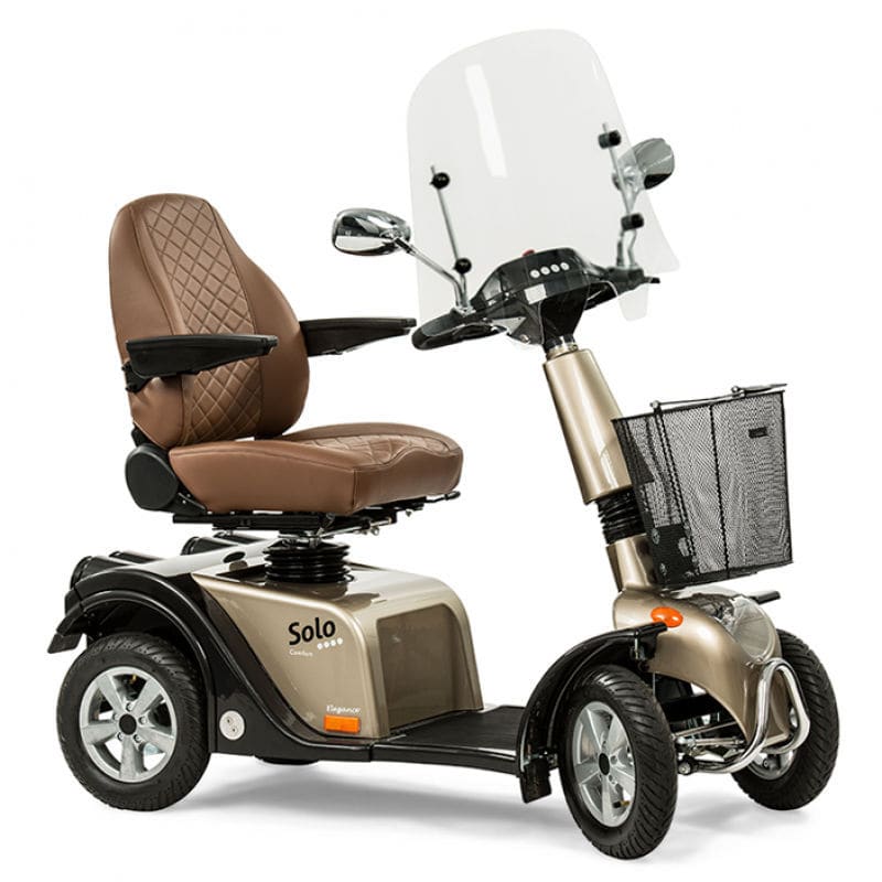 Scooter Pour Mobilit R Duite Lectrique Solo Elegance Life Mobility Roues Avec Panier