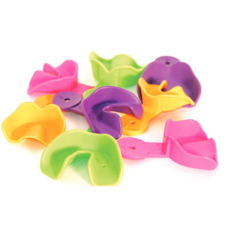 10 Plateaux D'Impression Dentaire Autoclavables - Supérieur Et Inférieur, Toutes Tailles