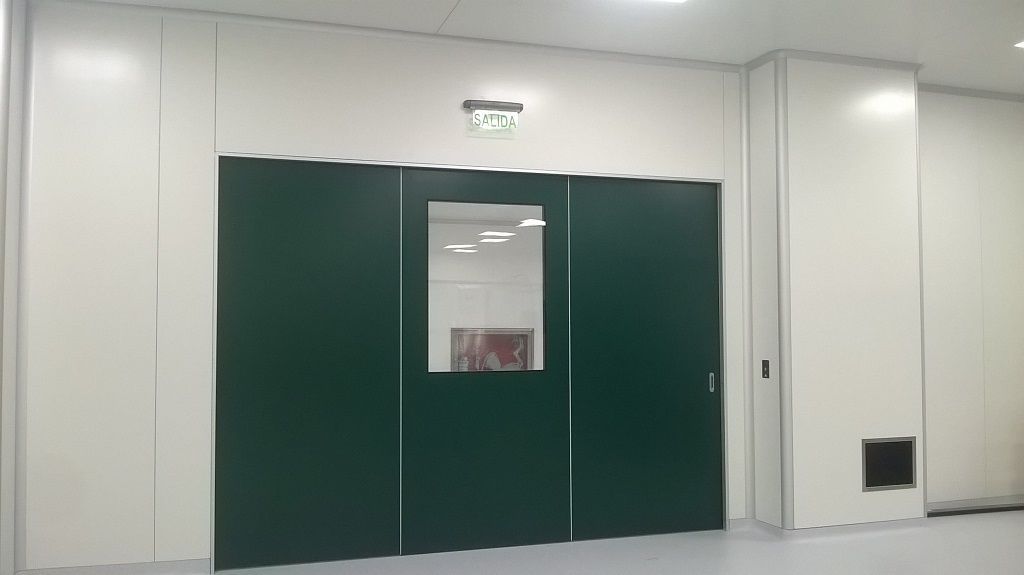 Porte coulissante - Padana Cleanroom - de salle blanche / pour l