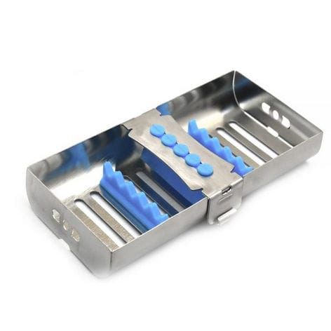 Boîte De Stérilisation Autoclave Pour Instruments Dentaires - Avec Rack Caoutchouc Et Plateau