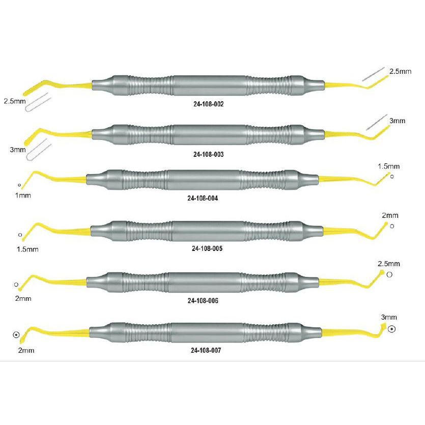 Instrument à modeler pour composites dentaires 24108001 007 J+K