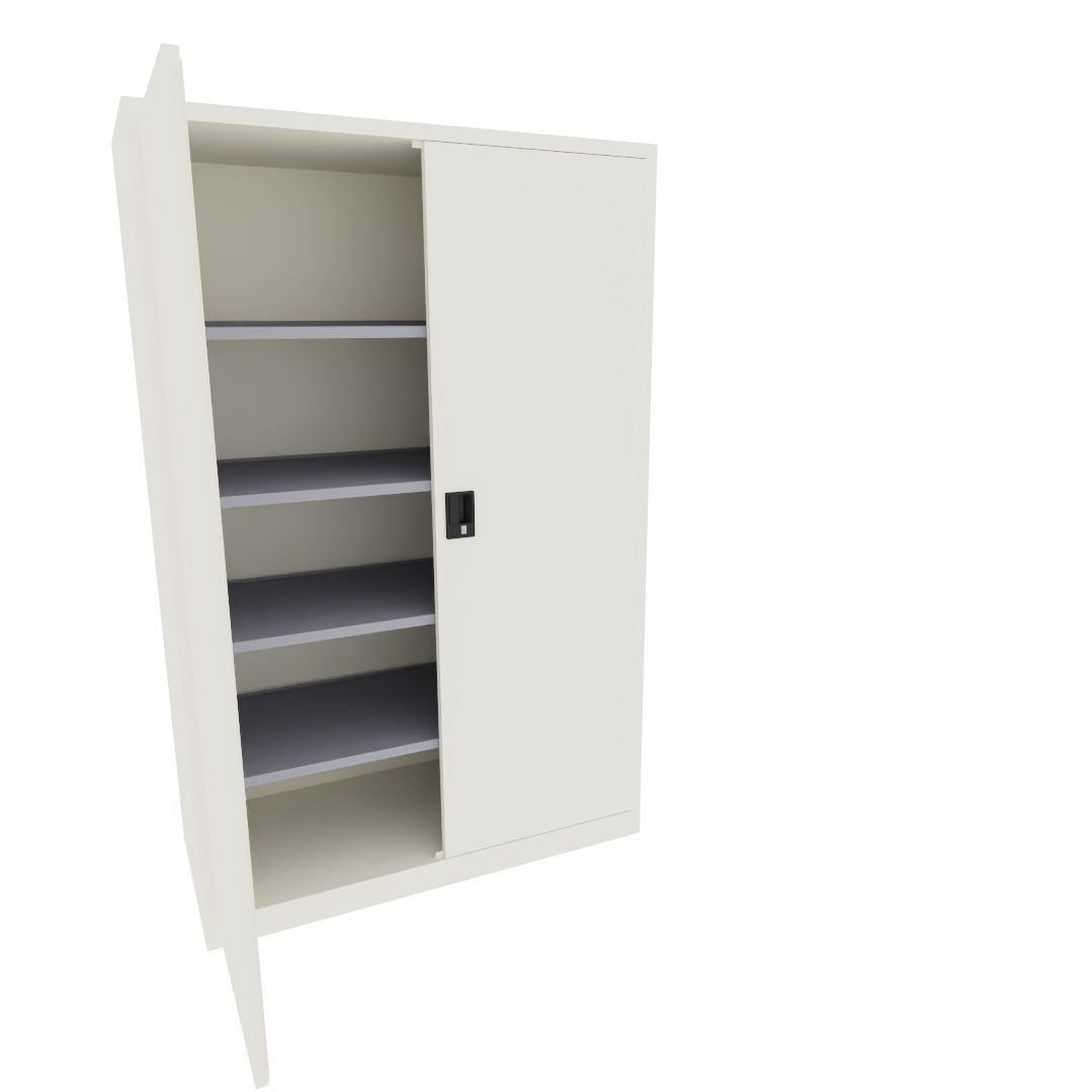Armoire avec étagère 60.471.110 LISTA avec porte battante / 2 portes