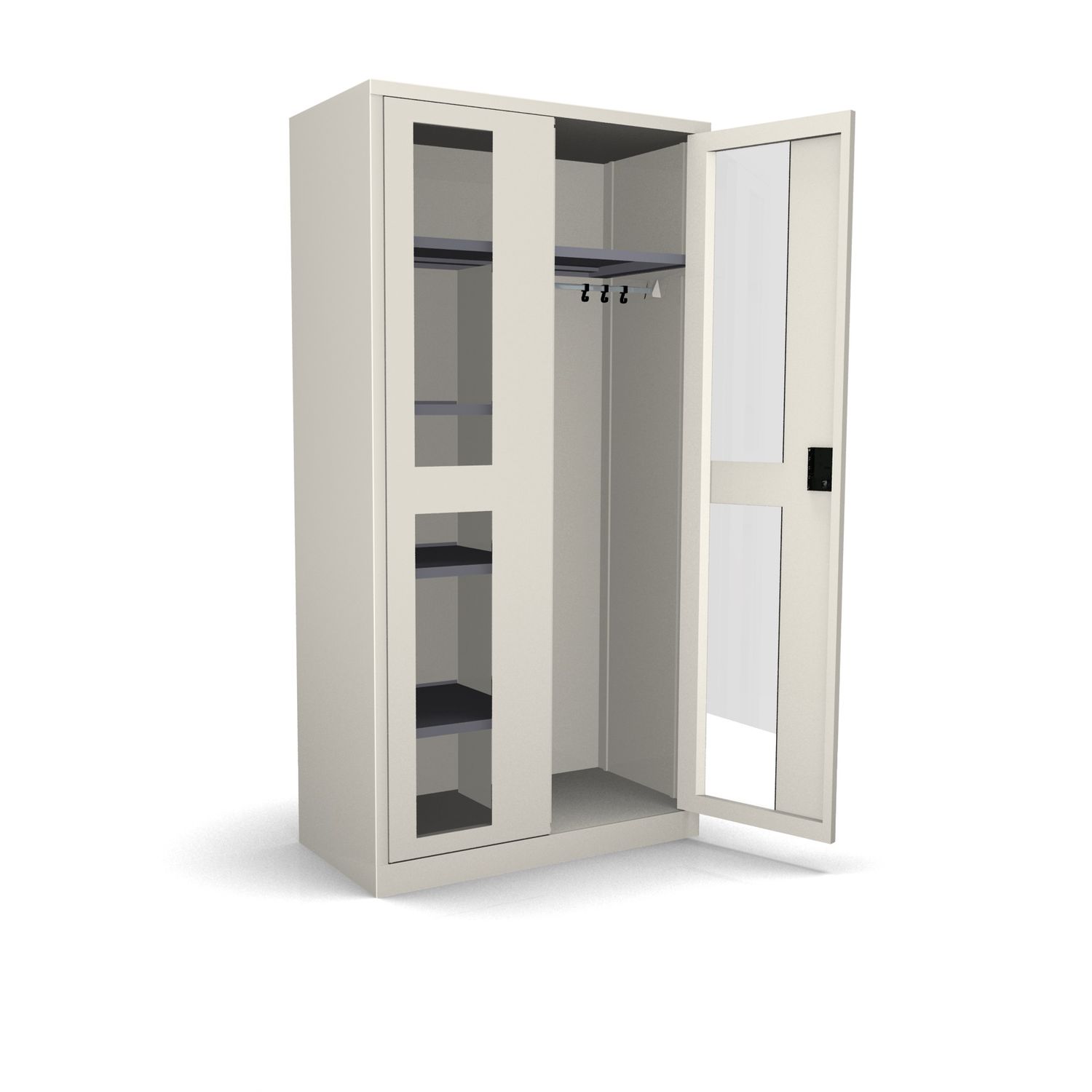 Armoire pour vestiaire 60.611.110 LISTA avec étagère / avec porte