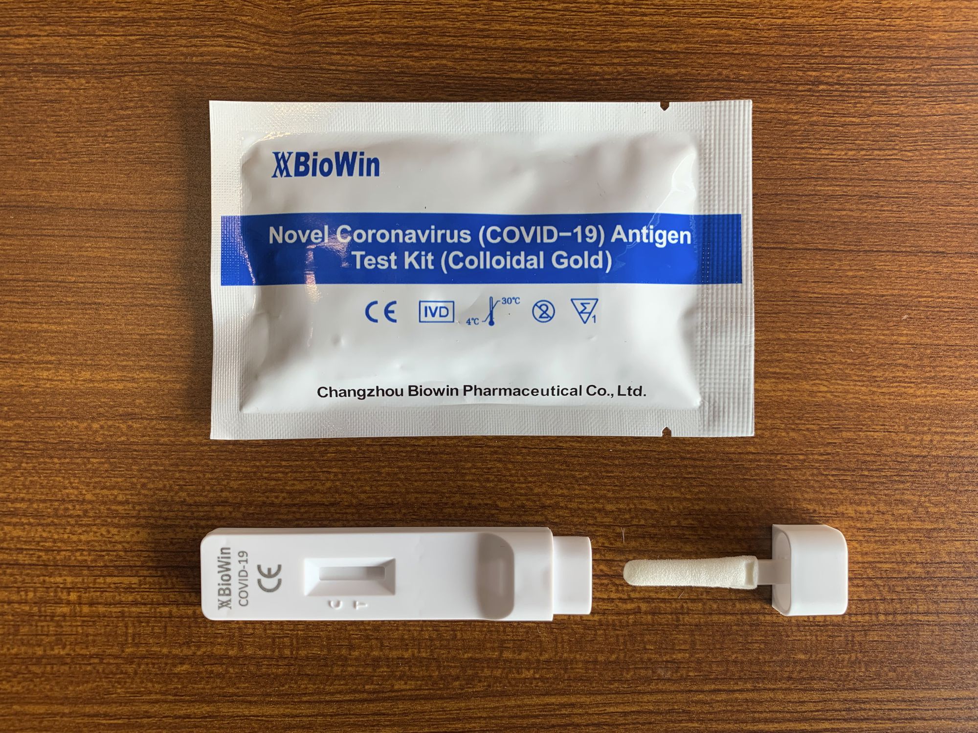 Kit de test pour COVID19 Changzhou Biowin Pharmaceutical Co., Ltd