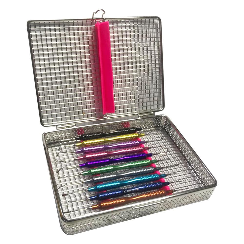 Kit D'instruments Dentaires 7 Pièces Pour Restaurations Composites - En Acier Inoxydable, Fini Poli