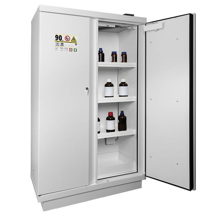 Armoire d'hôpital 795+IA Ecosafe avec étagère / avec porte / blanche