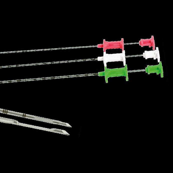 Lot De 5 Aiguilles De Biopsie Pleurale Abrams Réutilisables - Jeu De 3 Pièces - Matériel Médical Meditranix