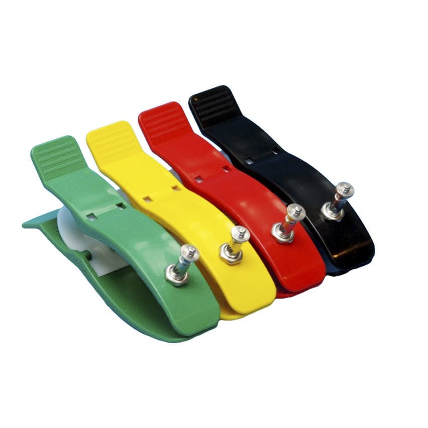 5 Pinces Métalliques Pour électrodes ECG Vétérinaire - Connexion Câble ECG - Marque CON-TEC - Lot De 5 Pièces