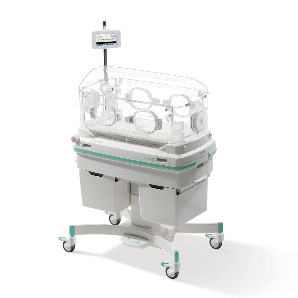 Incubateur néonatal sur roulettes - Air Incu i - Atom Medical ...