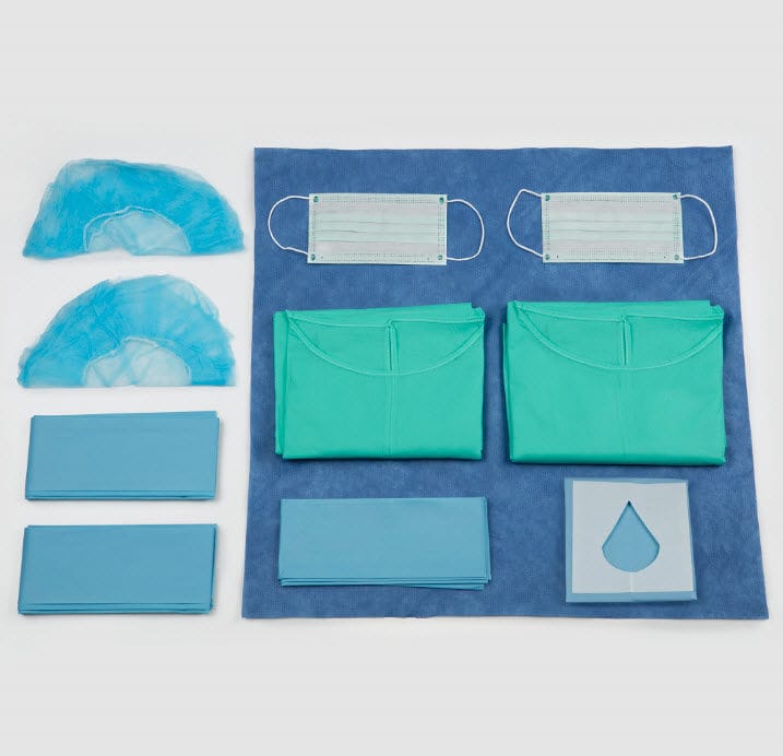 Kit médical pour chirurgie dentaire cover line® Cardiva Integral