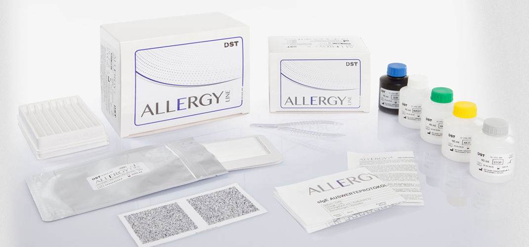 Kit de test pour allergies ALLERGY LINE DST Diagnostische Systeme