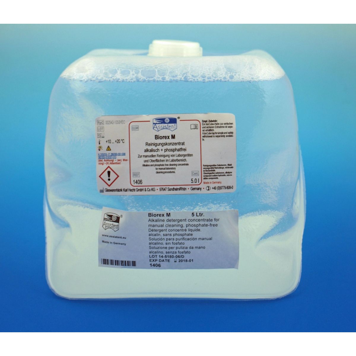 Détergent alcalin Biorex M Glaswarenfabrik Karl Hecht GmbH & Co KG