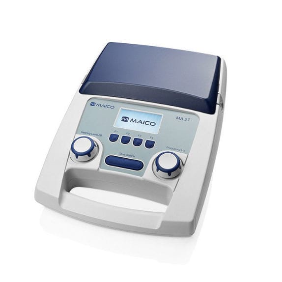 Audiomètre Portable Maico MA27 Pour Tests Auditifs Conduction Aérienne - Occasion Testé, Avec Casque