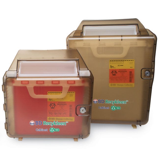 Armoire de sécurité Recykleen™ BD poubelle / d'hôpital