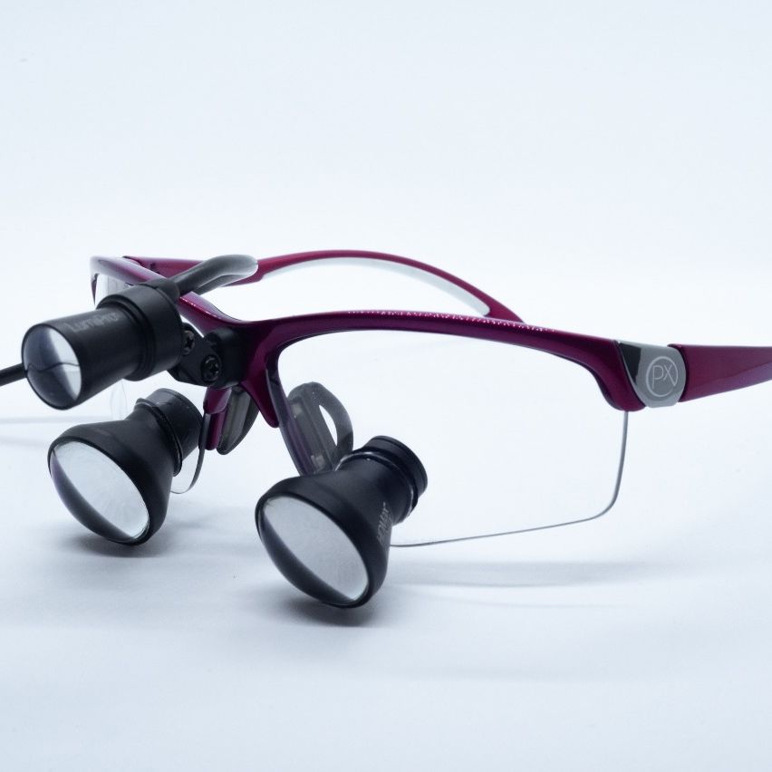 Loupe binoculaire à monture de HDMAX 3.5X DenMat Holdings