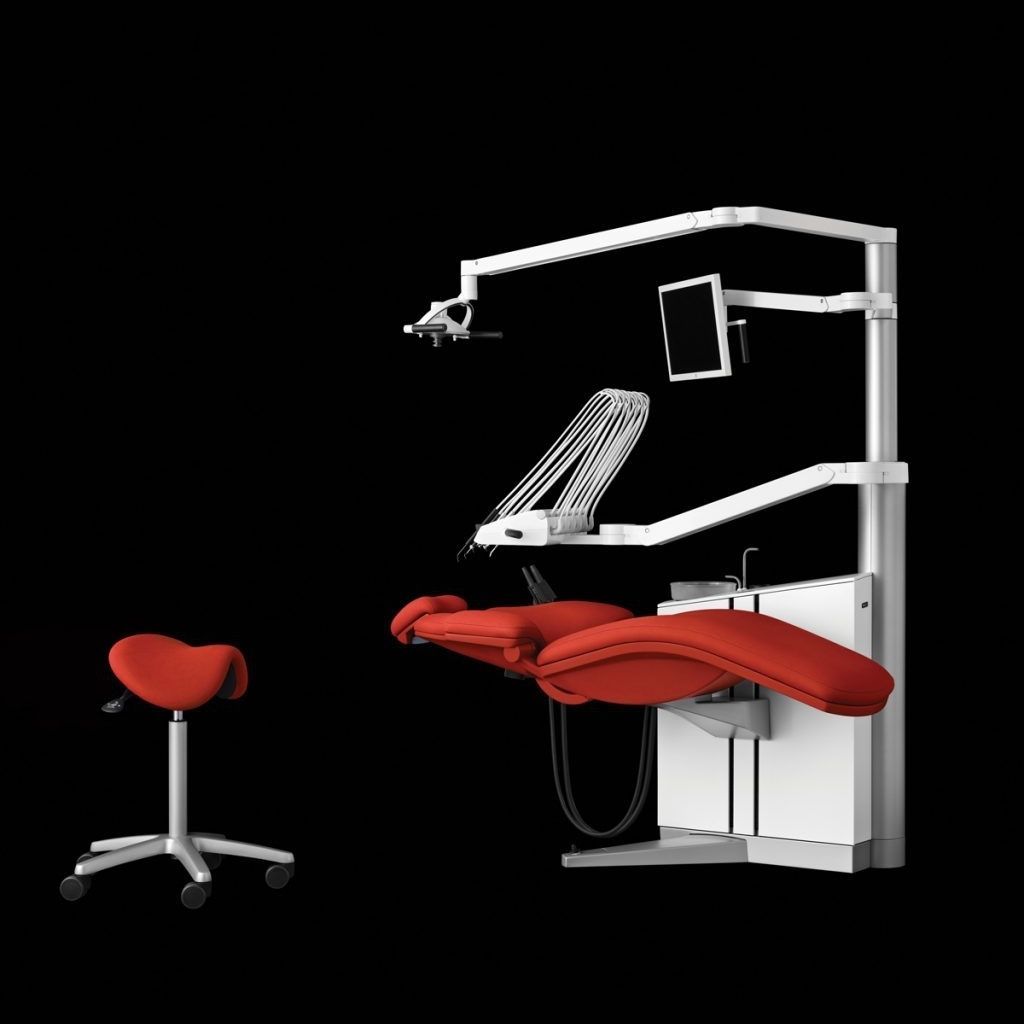 Unité de soin dentaire avec fauteuil FLEX XO Care compacte / avec