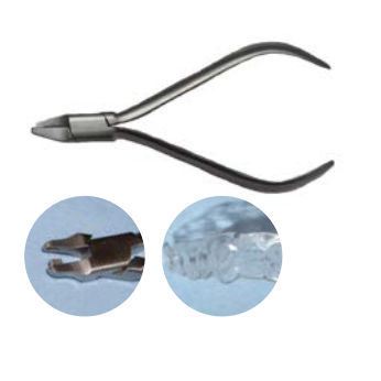 Pince Orthodontique Pour Tube Buccal - Acier Inoxydable, Bout Fin, Verrouillage Croisé - Modèle Medentra 399-5