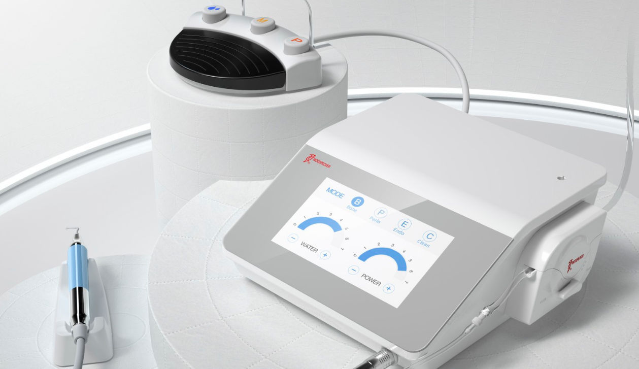 Détartreur à Ultrasons Piézoélectrique Woodpecker MaxPiezo7+ - Compatible Embouts N2, N3, EMS, Cavitron