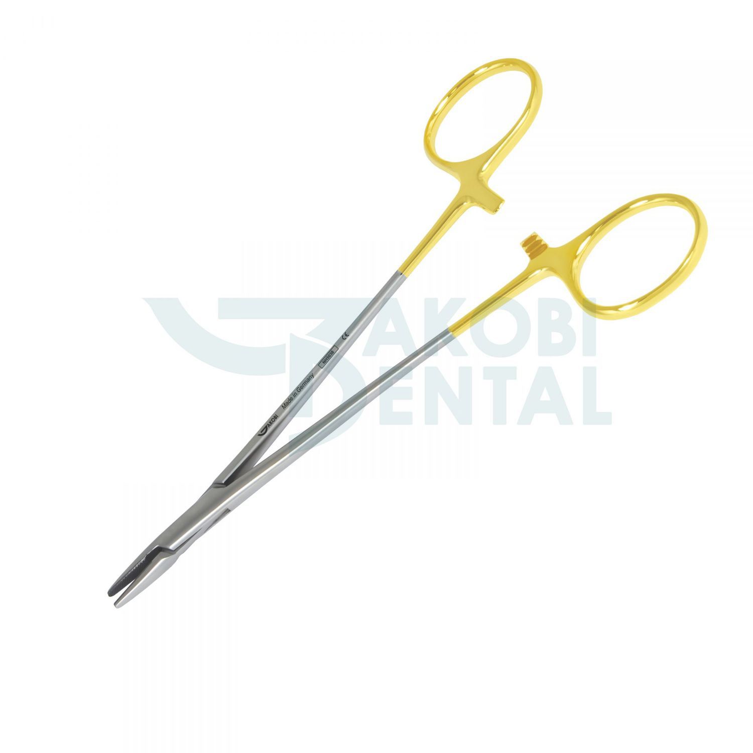 Porte-aiguille Chirurgical Dentaire Incurvé 7 Pouces - Inox Qualité Allemande - Pour Microchirurgie & Ophtalmologie