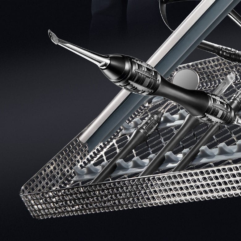 Kit d'instruments pour implantologie dentaire MICRO TOUCHGRIP Helmut Zepf Medizintechnik