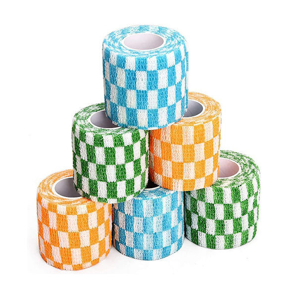 HTRTRR Lot De 6 Rouleaux De Bandage élastique Autocollant Non