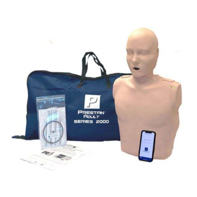 Mannequin De Formation RCR PRESTAN PRO+ Adulte Peau Moyenne - Avec Moniteur De Compression Et De Rythme