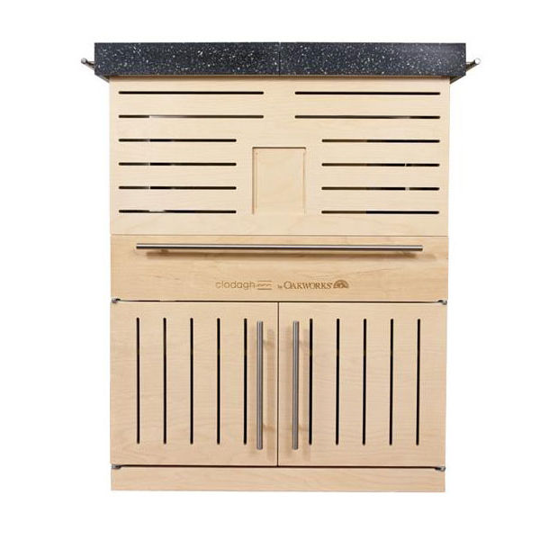 Armoire à linge propre Clodagh Oakworks Massage d'hôpital / avec